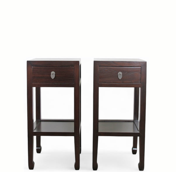 Pair Asian Side Tables or Nightstands