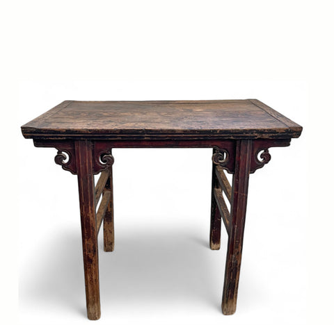 Small Straight Leg Console or Wine Table