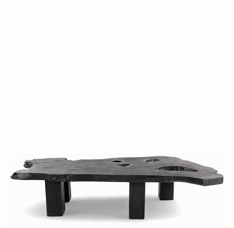 Black Reclaim Teak Coffee Table