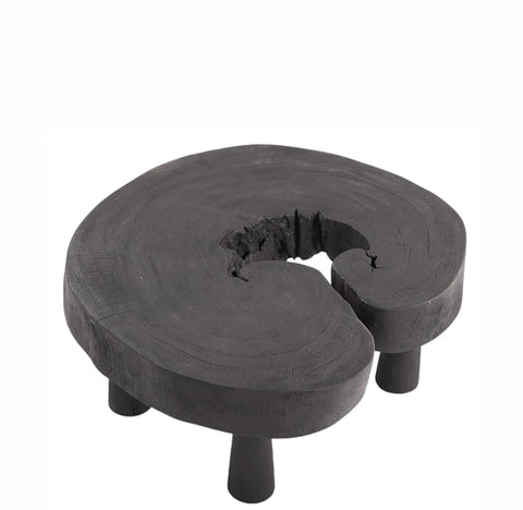 Round Living Edge Coffee Table