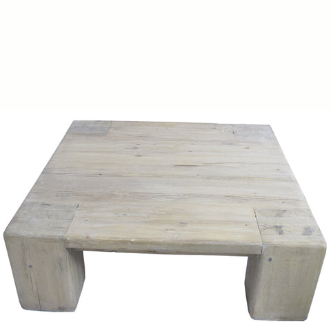 Z-Modern Rustic Square Coffee Table